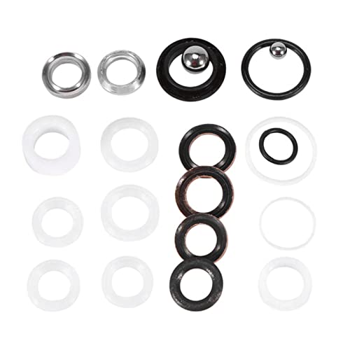 Ultra Pumpen-Reparatursatz, Bearbeiteter O-Ring-Reparatursatz, O-Ring-Reparatursatz, Eisen-Gummi-Dichtungsringe für FinishPro390/395/490/495/595, Kompakt und Einfach zu Verwenden von Headerbs