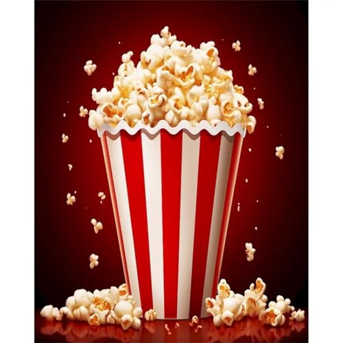 Heaen Malen Nach Zahlen Erwachsene Popcorn,DIY Handgemalt Ölgemälde Leinwand Kits Mit Pinsels und Acrylfarbe Als Geschenke und Heimdekoration Framed 30x40cm Heaen Malen Nach Zahlen Erwachsene Popcorn,DIY Handgemalt Ölgemälde Leinwand Kits Mit Pinsels und Acrylfarbe Als Geschenke und Heimdekoration Framed 30x40cm von Heaen