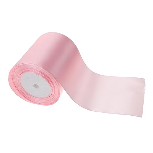 Healeved 1 Rolle 10cm Band ribbon bandfeile hochzeitsringe stoffgürtel genurtstagsdekoration Klammer dekoratives Band für Blumensträuße dekorative bänder Wickelband Polyester Rosa von Healeved