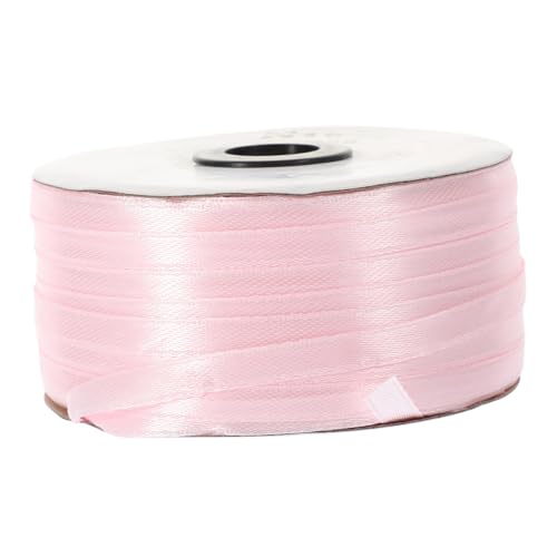 Healeved 1 Rolle Schleife seidenband ribbon the edith eger hausdeko Geschenkband für Weihnachten Party-Verpackungsband Packband Wickelband Festival-Packgurt Bogenband Polyester Rosa von Healeved