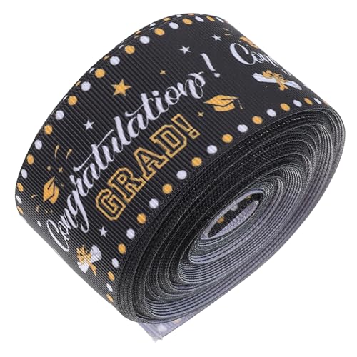 Healeved 1 Rolle Staffelungsband Abschlussgeschenkband durchsichtiges Chiffonband Herrscher Wickelband Kuchen seidenband ribbon dekoringe Geschenkverpackungsband Band zum Basteln Polyester von Healeved