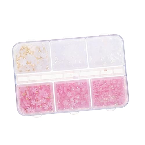 Healeved 1 Satz 3D- -Dekoration Lieferungen Bausätze gefälscht Edelsteine Reize nail decoration nail charms Nagelverschönerung nail set austauschbare Nagelanhänger Nagelversorgung Harz von Healeved