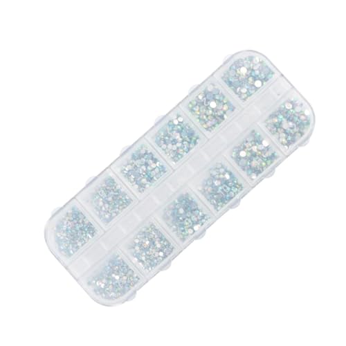 Healeved 1 Satz Nailart Pailletten Strassaufkleber Glitzernde Maniküre-pailletten Nagel Pailletten Kosmetische Pailletten Bunte Haarmanschetten Nailart-strasssteine Nagelkunstaufkleber von Healeved