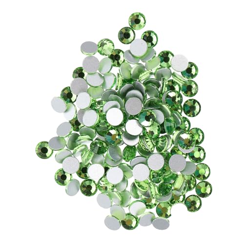 Healeved 1 Satz Strasssteine ​​nageln Nagel Charms Nageldekorationen Für Nagelkunst Edelsteine Handyhülle Diy Strass Handwerk Diy Strass Nagel Diy Strass Nagelschmuck Diy-nagel Glas Green von Healeved