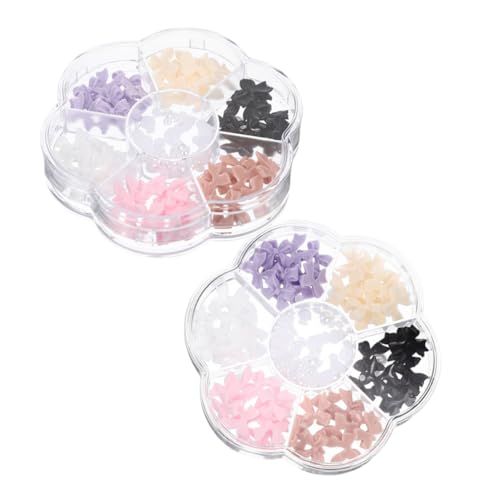 Healeved 2 Boxen Nail Art Zubehör Nail Art Charms Nageldekorationszubehör Nagel Charms Charms Für Die Maniküre Nagelschleifen Charms Dekorative Charms Für Nägel Charms Für Nägel von Healeved