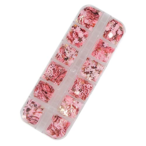 Healeved 3 Kisten Nagelkunst Pailletten schmucksteine gemuse maniküre-sets nail set valentinestag Häschen-Aufkleber Herz Dekor Konfetti Maniküre Glitzer Pailletten Nagelbolzen das Haustier von Healeved