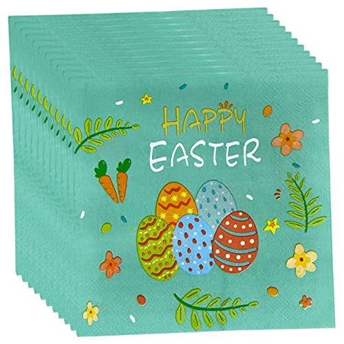 Healeved Deko-servietten Ostern 100 Blatt Seidenpapier-servietten mit Ostermotiv von Healeved