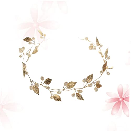 Healeved Haarschmuck Für Hochzeit Stirnband Tiara Hochzeits Stirnband Brautjungfern Stirnband Braut Kopfschmuck Braut Kopfschmuck Hochzeits Kopfschmuck Braut Stirnband Golden von Healeved