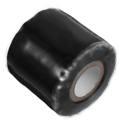 Healifty 1 Rolle Wasserdichtes Klebeband Gummiband hitzebeständiges klebeband Hochtemperatur-Klebeband Reparaturband für Schläuche Klebeband für elektrische Geräte Silikon-Gummi Black von Healifty