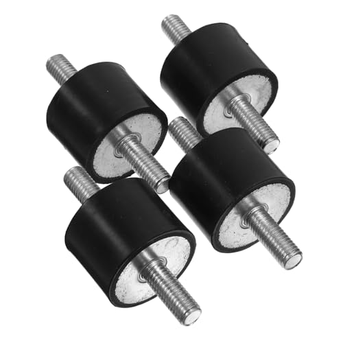 Healifty 4 Stück Vibrations isolator Klimaanlagen Dämpfung schwingen Absorber Masseisolator Stecker Jet Schwingungsisolatoren Gummiisolatoren Vibrationsstoßdämpfer Verzinkter Stahl Black von Healifty