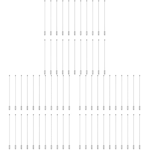 Healifty 60 Broschennadeln, Sicherheitsnadeln, Krawattennadel, Anstecknadel, Anstecknadel, Hutnadel für DIY Kostüm, Schmuckherstellung von Healifty