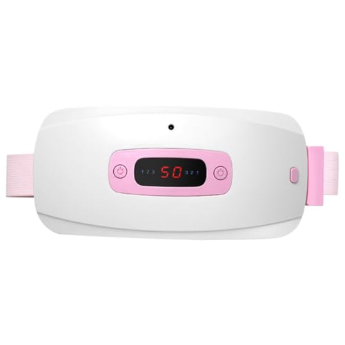 Healvian 1Stk warmer Palastgürtel relief Pink waist belt Portable waist belt Warm uterus waist belt Taillen-Heizgürtel lendenwirbelgürtel Massagebund Vibrationsbund Bund für Damen Rosa von Healvian