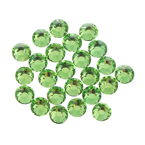 Healvian 4 Sätze Strasssteine ​​nageln Strass-Maniküre-Charme trimmen Aufkleber Rechteck Nagel Pailletten rhinestones glitzersteinchen handytasche Strassverzierungen DIY liefert Glas Green von Healvian