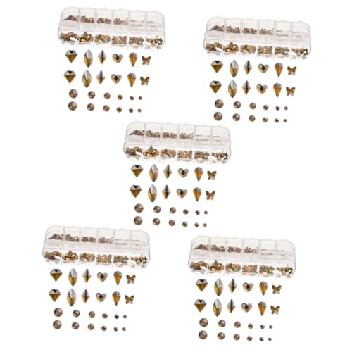 Healvian 5 Stück 12 Maniküre Diamanten In Ausgefallener Form Para Edelsteine ​​Für Nägel Quaste Diamant Aufkleber Kristalle DIY Nagel Kits Flache Juwelen Nagelaufkleber Für von Healvian