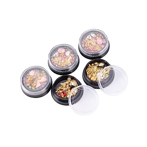 Healvian Nail Art Strass Aufkleber Sterne Mond Maniküre Charms Zubehör für Nagel von Healvian