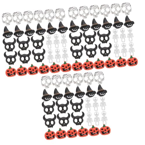 Healvian 90 Stk Nail-art-zubehör 3d-halloween-nagelanhänger -nagelschmuck Maniküre-ornament Halloween-taschenfüller Halloween-nagelkunst Diy- Diy Dekor von Healvian