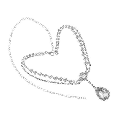 Healvian Haaraccessoire Für Braut Hochzeits Haarschmuck Elegante Kopfkette Für Festliche Anlässe Hochzeitsdeko Und Brautfrisuren von Healvian