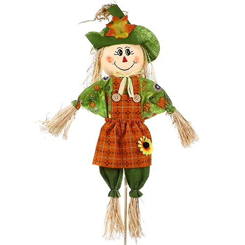 Healvian 70 cm Scarecrow Halloween-Vogelscheuchen-Dekoration Thanksgiving-Vogelscheuchen-Dekoration Herbst-Vogelscheuche Herbsternte-Vogelscheuche Für Herbst Halloween Garten Hofdekoration von Healvian