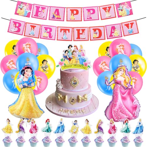 46pcs Prinzessin Balloon Set von Heartsking