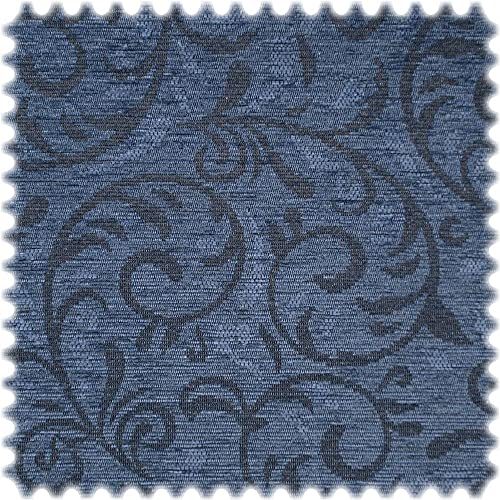 Heiro Dralon® Möbelstoff Valencia Blau von Heiro