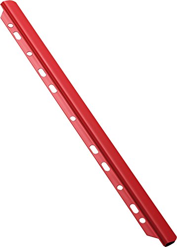 Helit H2512225 - G-Clip Klemmschiene „the rail“, für 30 Blatt, DIN A4, rot von Helit