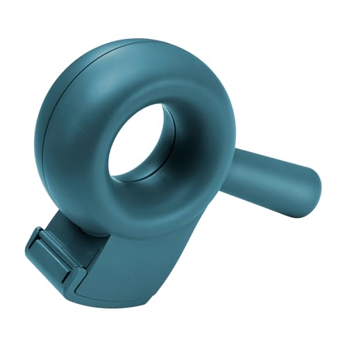 helit H6380034 - Klebebandabroller the bagel, blau, Paketbandabroller, Kleberoller, Handabroller von Helit