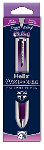 Helix Oxford Ombre Premium Kugelschreiber, Pink (schwarze Tinte) von Helix