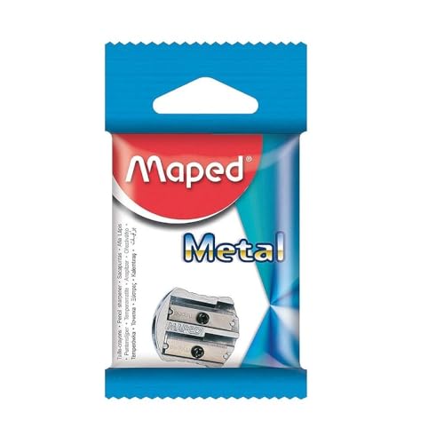 Maped 006700 Bleistiftspitzer aus Metall, 2 Löcher von Maped