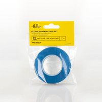 Flexibles Masking tape set (1, 2, 3, 6 mm x 18 m) von Heller