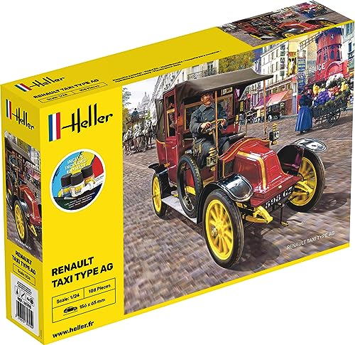 Heller 35705 STARTER KIT Renault Taxi Type AG 1/24 von Heller