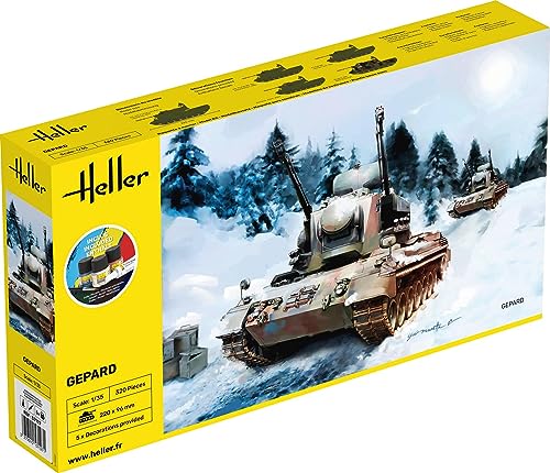 Heller 57127 STARTER KIT Gepard 1/35 von Heller