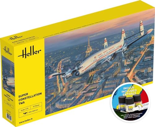 Heller 58391 STARTER KIT Super Constellation TWA 1/72 von Heller