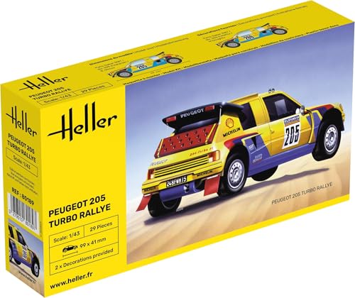 Heller 80189 Peugeot 205 Turbo Rallye 1/43 von Heller