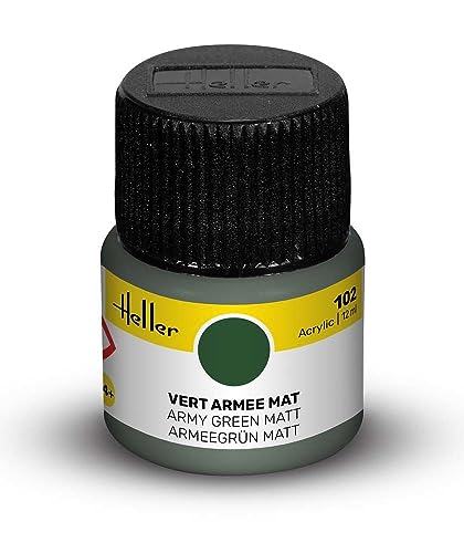 heller 9102 Modellbaufarbe, grün, 12 ml (Lot de 1) von Heller