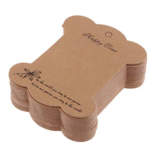 Hellery 30 Papier Garnspule Leer Wickelkarten Holzspule Spule Bandhalter, 10,2x7,8 cm, Knochenform von Hellery