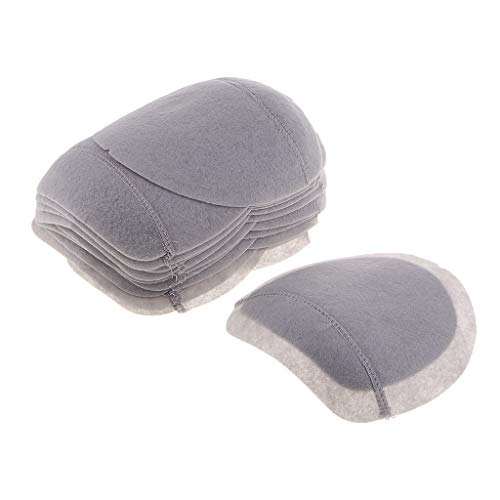 Hellery 10 Pairs Gray Shoulder Pads Insert Sew in Padding Clothes Accessories von Hellery