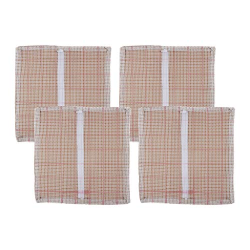 Hellery 43 X 43 cm Blank Rug Making Canvas, DIY Hooking Rug Mesh Canvas Teppich Herstellung Zubehör, 4Pcs / Set von Hellery