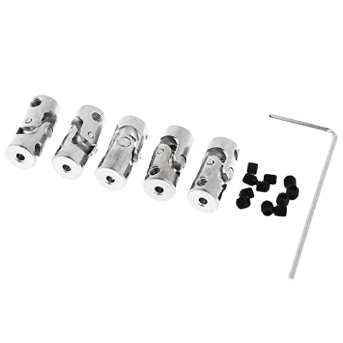 Hellery 5 Stü aus aus RC Boot Auto Wellenkupplung Motor Stecker Universal Gelenkkupplung, 2x2mm von Hellery