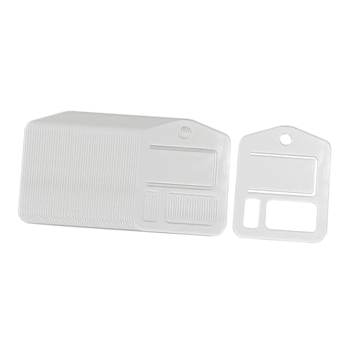 Hellery 50x Stickerei Flossfaden Tropfen Faden Organizer Mehrnutzung Transparent Fadenwickel für Haushaltsanfänger Handwerk, D von Hellery