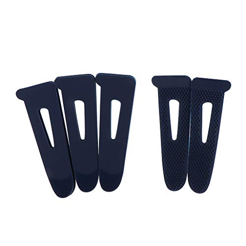 Hellery 8pcs Anschneidern Ärmel Manschette Tag Klettverschluss Klebeband schneidern Bastelbedarf, Blau von Hellery