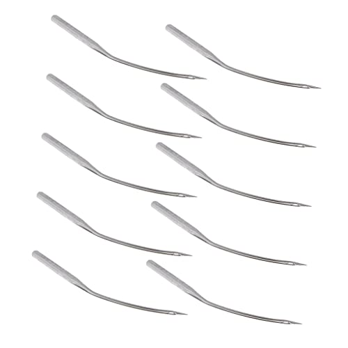 Hellery Lwx6t Blindstitch Needles, Blindstitch Curve Sewing Needle, Lwx6t 11/75 Needles 50pcs for Portable Blind Hemmer Sewing Machine,Blind Stitch Machine von Hellery