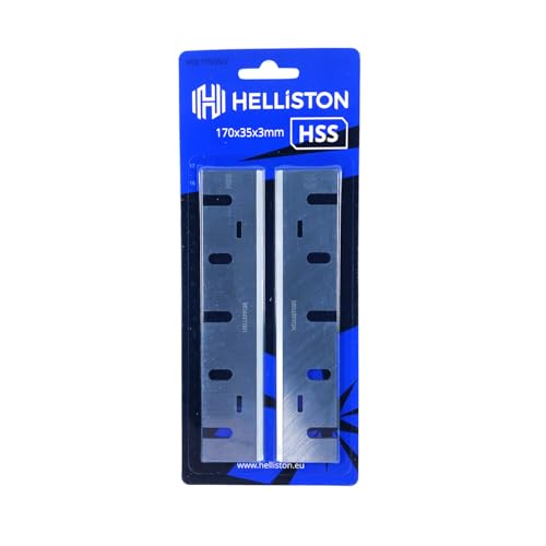 HSS Hobelmesser 170mm für Makita 1806, 1806B, 170 x 35 x 3 mm (2 Stück) von Helliston