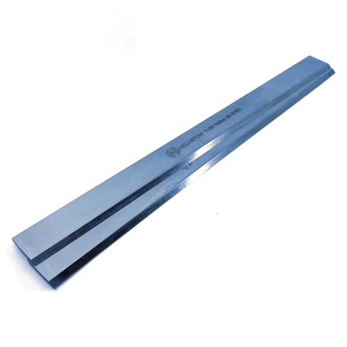 Helliston T1 W18% Hobelmesser für Kity Bestcombi 2000, HSS Wolfram 18%, 200x20x2,5mm (1 Satz = 2 Hobelmesser) von Helliston