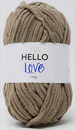 HELLO LOVE Garn, Biscuit, 100 g von Hello Love