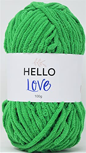 HELLO LOVE Garn, grün, 100 g von Hello Love