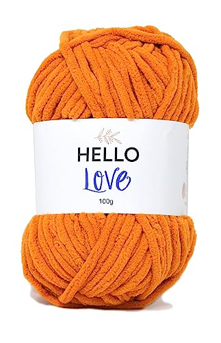 Hello Love - 100g Hellbraun Garn von Hello Love