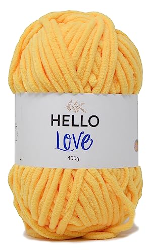 Hello Love Creme Garn, 100 g - 65 m von Hello Love