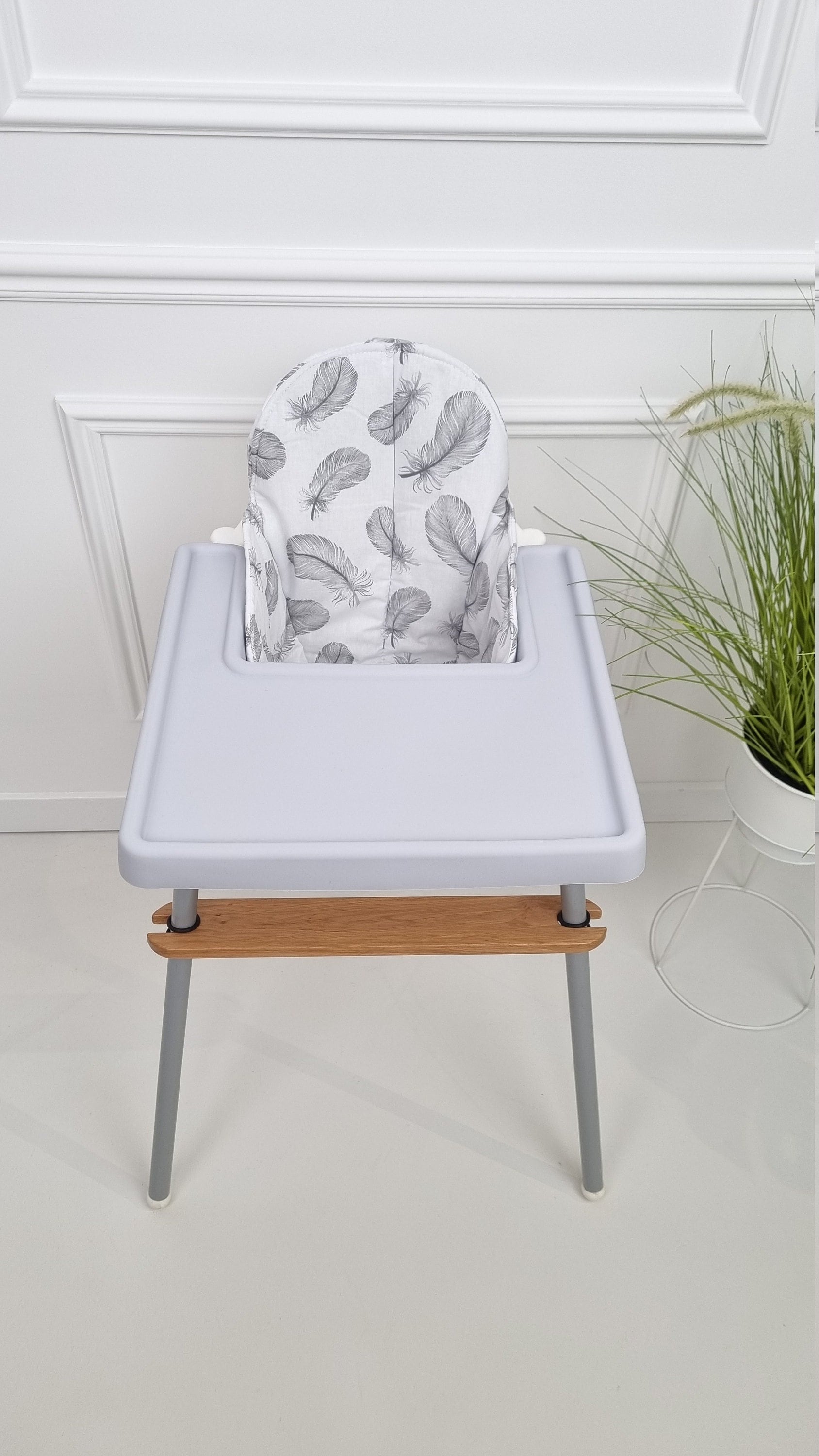 Fußstütze Aus Holz Für Ikea Antilop Hochstuhl von Hellobabycom