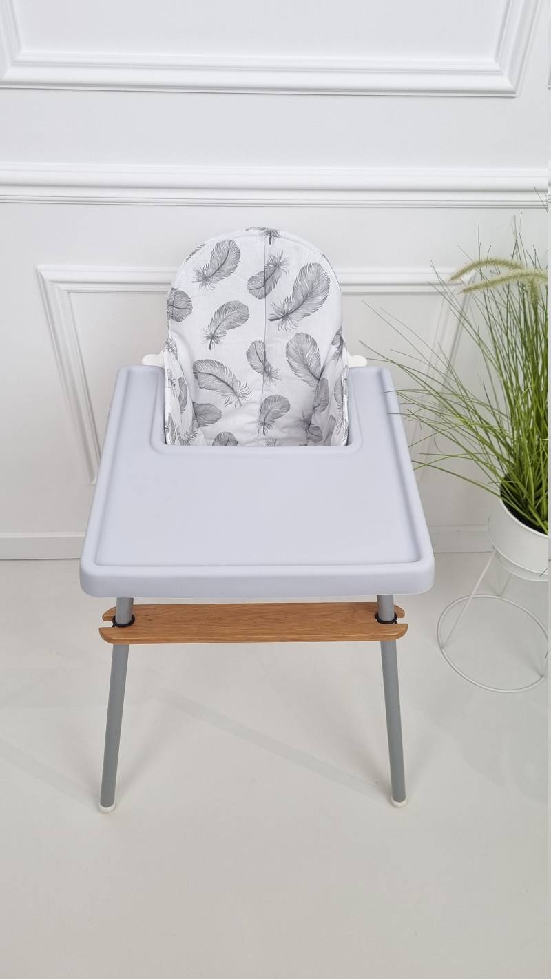 Fußstütze Aus Holz Für Ikea Antilop Hochstuhl von Hellobabycom