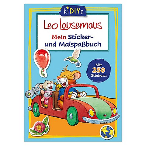 Buch "Leo Lausemaus Mein Sticker- und Malspaßbuch" von Helmut Lingen Verlag